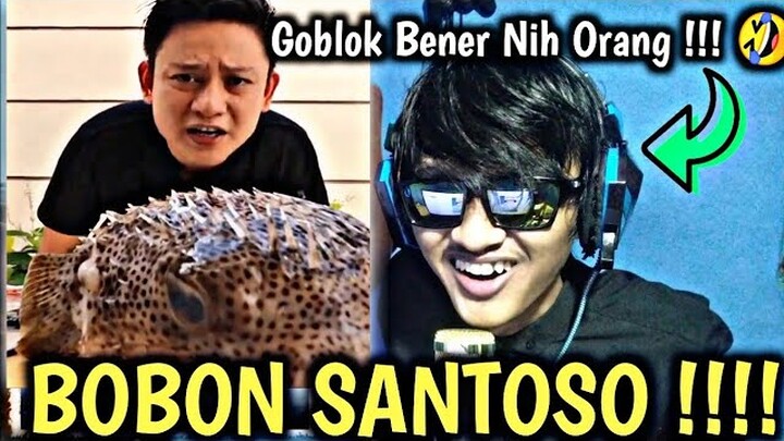 REACTION BOBON SANTOSO MAKAN IKAN BUNTAL !!
