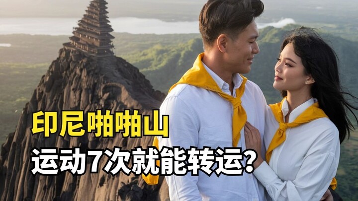 印尼奇葩神山，陌生男女运动7次就能转运？每月上万人上山祈福