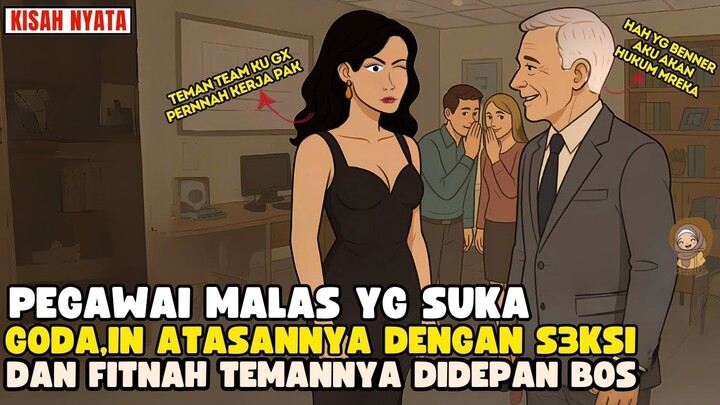 TAMPIL S3KSI DIDEPAN BOS AGAR JD PEGAWAI KESAYANGAN  II SINETRON AZAB
