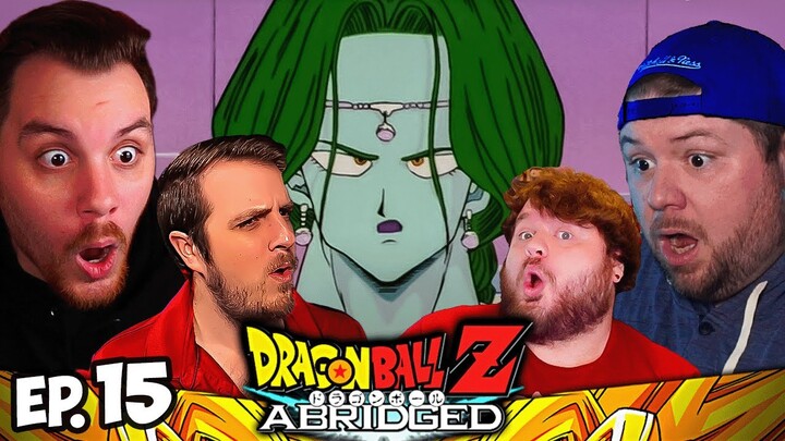 Reacting to DBZ Abridged Episode 15 Without Watching Dragon Ball Z