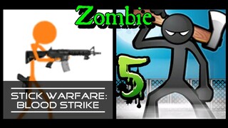 ZOMBIE MODE | Stick Warfare : Blood Strike VS Anger of Stick 5