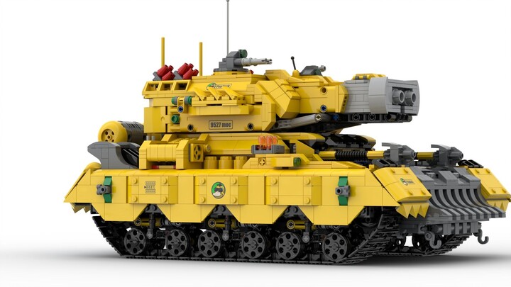Lego Technic MOC-Yellow Tank-9527