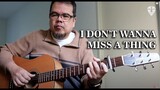 I DON'T WANNA MISS A THING (Aerosmith) Fingerstyle Guitar Cover on Seagull S6 | Edwin-E