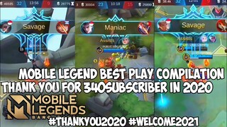 THANKYOU 2020 AND WELCOME 2021.MOBILE LEGEND BEST PLAY COMPILATION ALIEF BACHTIAR - MOBILE LEGENDS