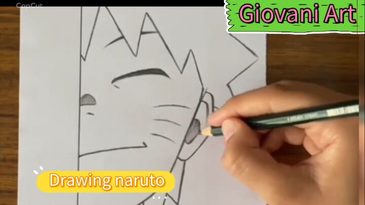 Drawing Naruto versi Simple dan mudah