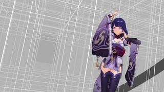 Baal / Raiden dance summer time-Genshin MMD