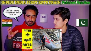 INSIDE INDIA FIRST RRTS TRAIN | DELHI MEERUT RRTS TRAIN | Pakistani Reaction On Indian Metro