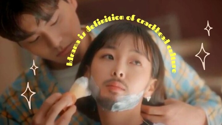 kdrama is the definition of the crackhead culture