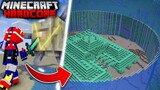 Raiding Ccean Monument in Minecraft Hardcore