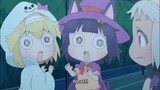 cutest Halloween ever - miss sachiku and tge little baby ghost #animefunnymoments