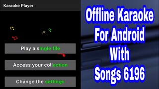 Ang Offline Karaoke For Android 6,196 Offline Songs