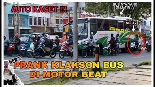 KLAKSON BUS DI MOTOR BEAT, Auto kaget !!!