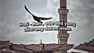 Doa Yang Dilarang Dalam Islam🤔