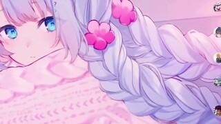 Sakura girl reads "Tomato Female Network Article" live, and the outrageous description makes the aun