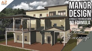 LifeAfter: SINGLE MANOR - (NO FORMULA) Town Carriage | Manor Design | Tutorial