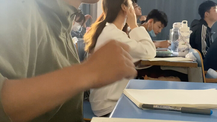 When I shout "Stand up!" in my college classroom!