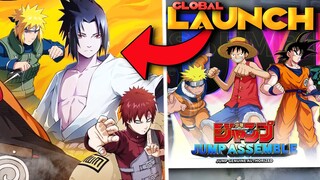 GLOBAL JUMP ASSEMBLE RELEASE DATE & NEW TRAILER!!! (anime crossover mobile game)