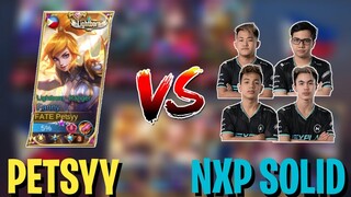 Petsyy VS NXP SOLID | INTENSE MATCH AGAINST PRO PLAYERS?! | MLBB