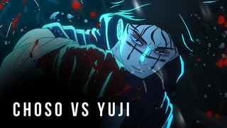 Yuji vs choso - Jujutsu kaisen season 2 episode 13 HD