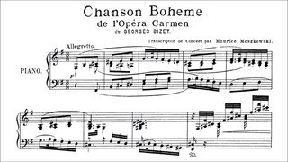 Georges Bizet/Moritz Moszkowski - Chanson boheme, from "Carmen" (audio + sheet music)