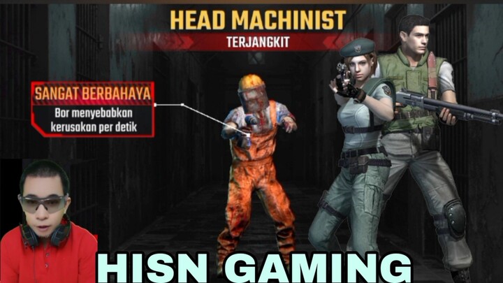 game zombie fire 3D . head machinist sangat berbahaya. Bawa bor