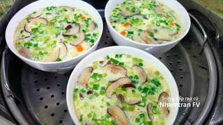Cách Làm TRỨNG HẤP RAU CỦ Mềm Mịn Món Ăn Nhanh Rất Ngon Mà Dễ Nấu Tại Nhà  |Nhamtran FV
