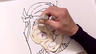 这样摊煎饼来画画是不是可以火？！
