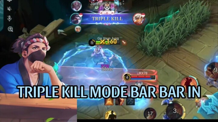 HAYA TRIPLE KILL MODE BAR BAR BRAWL:)