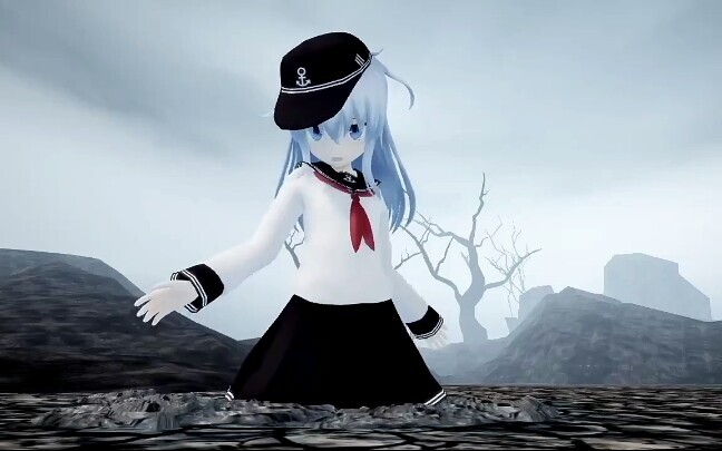 [Kantai Collection] Hibiki Caught In The Swamp