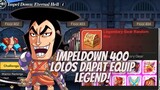 TOP 4 CHAMPIONSHIP DAN LOLOS IMPELDOWN FLOOR 400 AUTO EQUIP LEGEND - NEW WORLD VIRGOUR VOYAGE