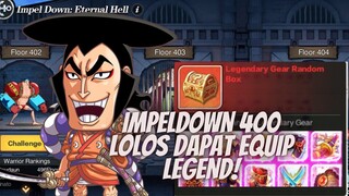 TOP 4 CHAMPIONSHIP DAN LOLOS IMPELDOWN FLOOR 400 AUTO EQUIP LEGEND - NEW WORLD VIRGOUR VOYAGE