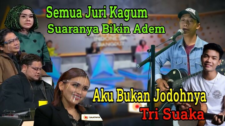 Semua Juri Kagum‼️Peserta Ini Bawakan Lagu Galau || Aku Bukan Jodohnya||Tri Suaka Parodi