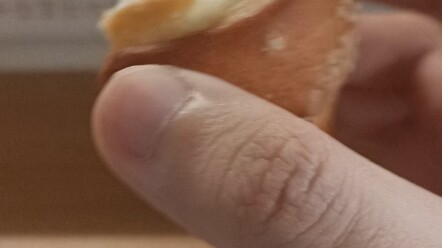 The croissants the school gave out aren’t hard at all.