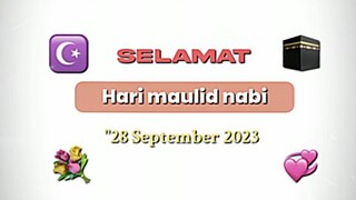 Selamat Maulid Nabi yg ke 12 Rabiul awal 1444 H..... 🕌🕋☪️🧕🤍