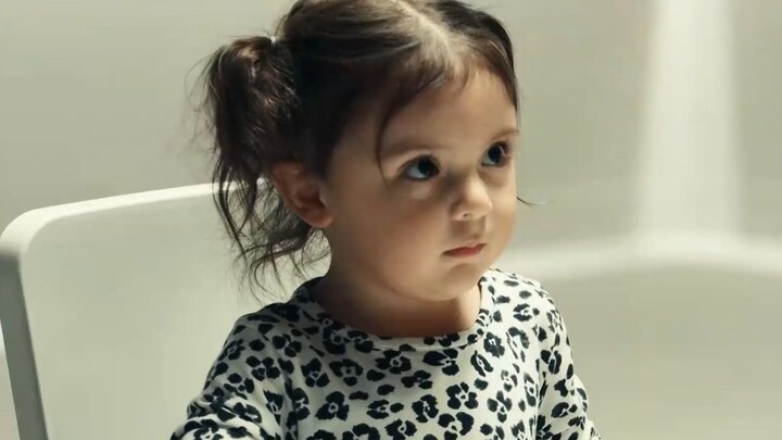 This little girl, though only three years old, can make anyone spin in circles on the spot with just