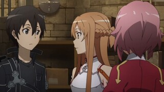 Kirito's two artifacts for clearing SAO: Elucidator + Dark Repulser