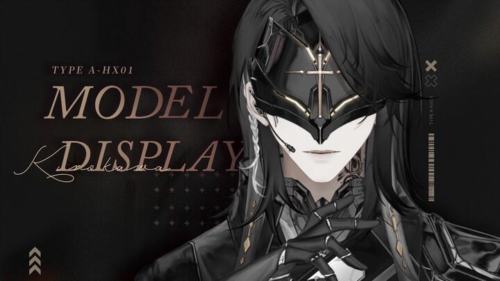 [Live2D model display] Mechanical ascension! Experience the oppression from the genderless dual pers