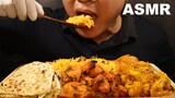 ASMR EATING NORTHERN INDIAN FOOD | CHICKEN TIKKA | ALOO GOBI PUNJABI | BUTTER CHICKEN | BRIYANI RICE