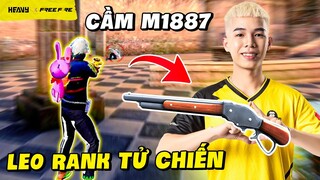 Solo Tử Chiến Với Người Chơi Ngẫu Nhiên, Chỉ Dùng M1887 Heavy Vẫn Out Trình | FREE FIRE