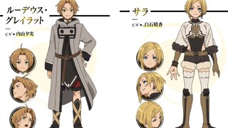 《无职转生》第二季首个篇章『泥沼篇』的角色声优公开！