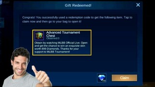 REDEEM CODE 2020 | Skin or Diamond - Mobile legends