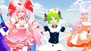 【mmd di gi charat】プリンセススクールでスターナイトスノウ