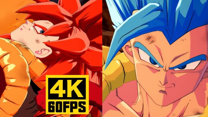 『4K/60FPS』龙珠斗士Z！超4与超蓝之间的对决！