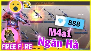 [Free Fire] Phá 888💎 Quay Skin M4A1 Vệ Binh Ngân Hà và cái kết có hậu | StarBoyVN