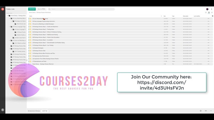 Kevin Davey – Strategy Factory Workshop