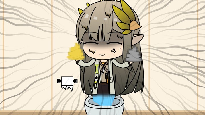 Jin Air Toilet [Animasi Arknights]