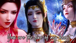 【美杜莎女王 | 心之火】 谁的爱太疯？ You are the fire of my heart. 千言万语化成一句——女王生日快乐!