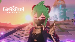 Kuki Shinobu expression in her eyes| Genshin Impact