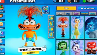 Como ganhar a skin do DIVERTIDAMENTE no Stumble Guys...