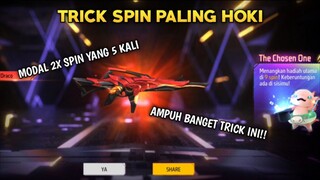 Trick Spin Paling Hoki!! Hanya 2X Spin Yang 5 Kali Udah Dapet!! - Free Fire Gameplay